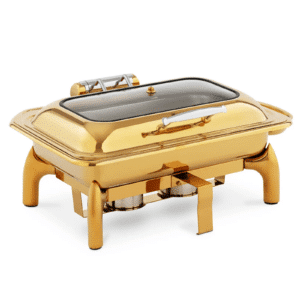 Chafing dish - GN 1/1 - 9l | RCCD-RG06GS s pútavým a elegantným dizajnom využijete v každom hotely, reštaurácií alebo bufete.️