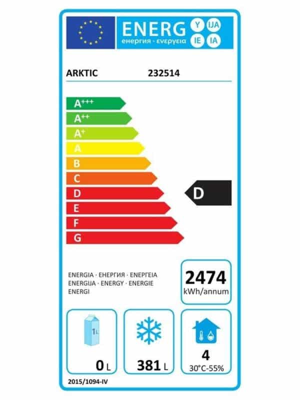 Mraziaca skriňa 580L | Arktic 232514 je zariadenie,ktoré je vhodné do malej aj veľkej gastronómie, vnútorné a vonkajšie puzdro vyrobené z prvotriednej ocele