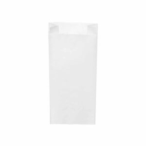Papírový sáček s bočním skladem bílý 15+7 x 35 cm `2,5kg` [1000 ks]