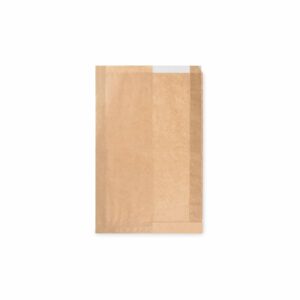 Papírový sáček s okénkem 12cm 22+5 x 34 cm [1000 ks]