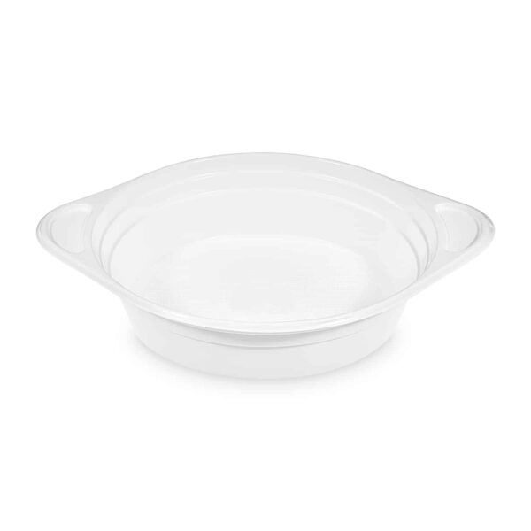 Miska (PP) s oušky bílá 350 ml [100 ks]