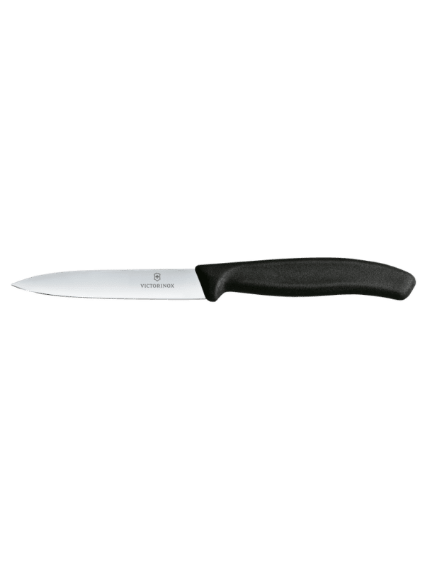 Nôž na zeleninu 10 cm - čierny | Victorinox 6.7703