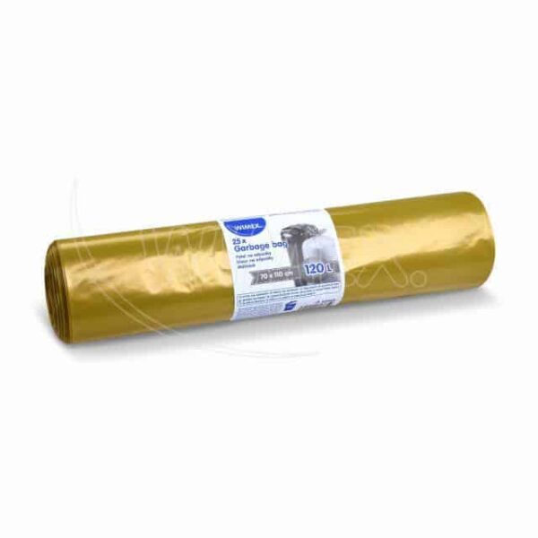 Pytel na odpadky (LDPE) žlutý 70 x 110 cm 120 L [25 ks] - Image 2