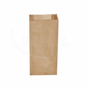Papírový sáček s bočním skladem hnědý 15+7 x 35 cm `2,5kg` [500 ks]