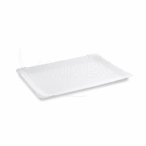 Papírový tácek bílý 21 x 29 cm `č.7` RECY [125 ks]