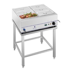 Bain Marie – 2000 W - 6 x 13 GN nádoby- s podstavcom a vypúšťacím kohútikom - 1