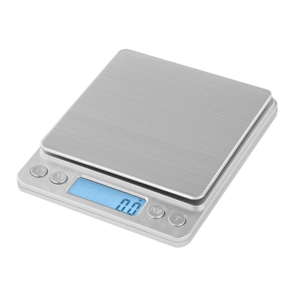 Digitálne stolné váhy - 500 g0,01 g - 10 x 10 cm - SBS-TW-50010 (3143) 2