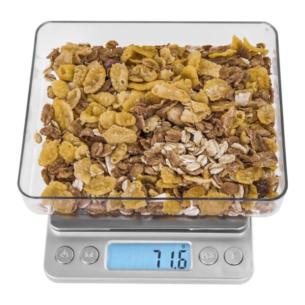 Digitálne stolné váhy - 500 g0,01 g - 10 x 10 cm - SBS-TW-50010 (3143) 4