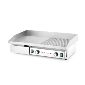 Grilovacia doska - 4400 W - Budget Line | Hendi 154991 je praktický pomocník, ktorý sa skvele hodí k príprave grilovaných jedál.️