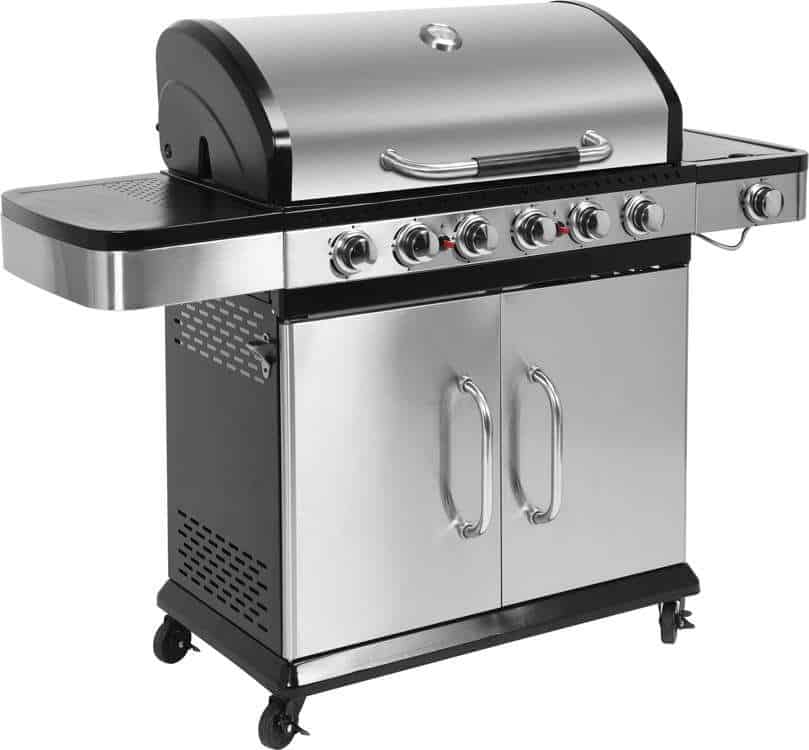 Plynový gril 20,2 kW - nerezový YG-20017