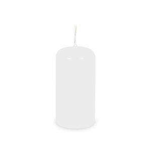 Svíčka válcová bílá Ø50 x 100 mm [4 ks]