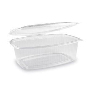 Miska (PP) s víčkem oválná průhledná 2000 ml [25 ks]