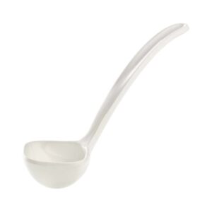 Melamínová naberačka na omáčku - 40 ml - 180 mm - biela | Fine Dine