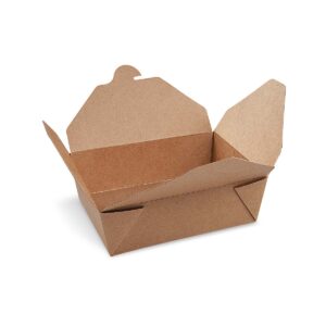 Food box (PAP/PE) - nepromastitelný kraft `M` - 150x120x48 mm | 50 ks