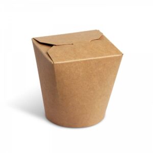 Food box (PAP/PE) - 750 ml - hnedý | 50 ks je praktický obal určený na balenie a prepravu jedál v reštauráciách, bufetoch, bistrách a pod.