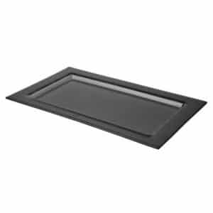Větro černý skleněný tác GN 1/1 | Fine Dine