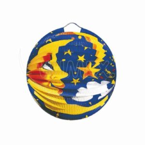 Lampión (PAP) koule Měsíc Ø24 cm [1 ks]