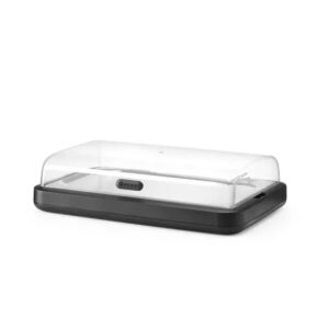 Chladiaca vitrína s vekom UNIQ - 593x389 mm | Hendi 871904 predstavuje elegantné a zároveň funkčné riešenie na atraktívnu prezentáciu studených pokrmov.️