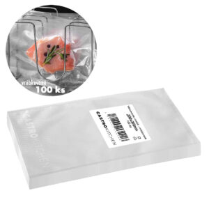 Vákuovacie vrecká - vrúbkované 200 x 300 mm - 100 ks | Gastrokitchen sú univerzálne vákuovacie sáčky pre všetky vákuovačky s vonkajším balením potravín