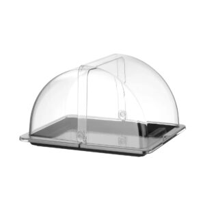 Vitrína Roll top GN 1/2 - 325x265 mm | Hendi 427569 ponúka elegantné a funkčné riešenie pre prezentovanie pokrmov v gastro prevádzkach.