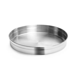 Podnos - Ø 315x45 mm - nerezový | Hendi 480106 je profesionálny servírovací podnos určený pre hotely, kaviarne, bary, catering a pod.