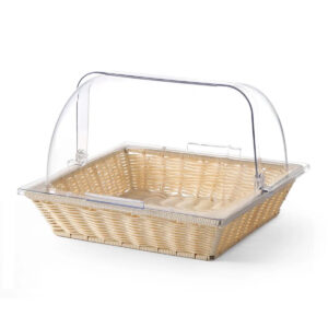 Kôš na pečivo Roll top GN 2/3 - 365x365x245 mm | Hendi 426968 je elegantné a praktické riešenie na prezentáciu a servírovanie pečiva️ v gastro prevádzkach.