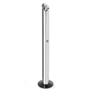 Nerezový popolník - Ø 170x920 mm | Hendi 440223 je voľne stojaci popolník, ktorý predstavuje ideálne riešenie pre terasy a vstupy do gastro prevádzok.