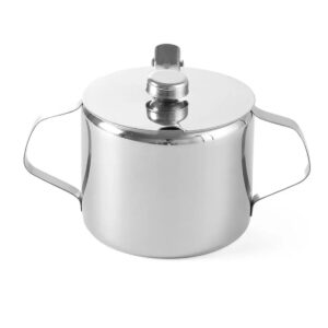Cukornička s vekom - 0,3 L - Ø 85 mm | Hendi 452103 je elegantná a praktická nádoba na podávanie cukru určená pre gastro prevádzky.
