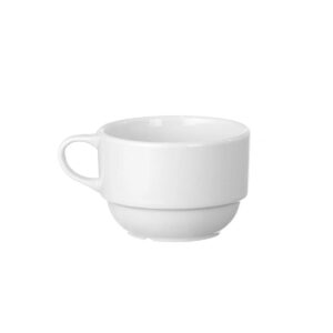 Šálka Optima - 230 ml | Hendi 770962 je elegantná biela šálka určená na servírovanie cappuccina, čaju a ďalších horúcich nápojov v gastro prevádzkach.️