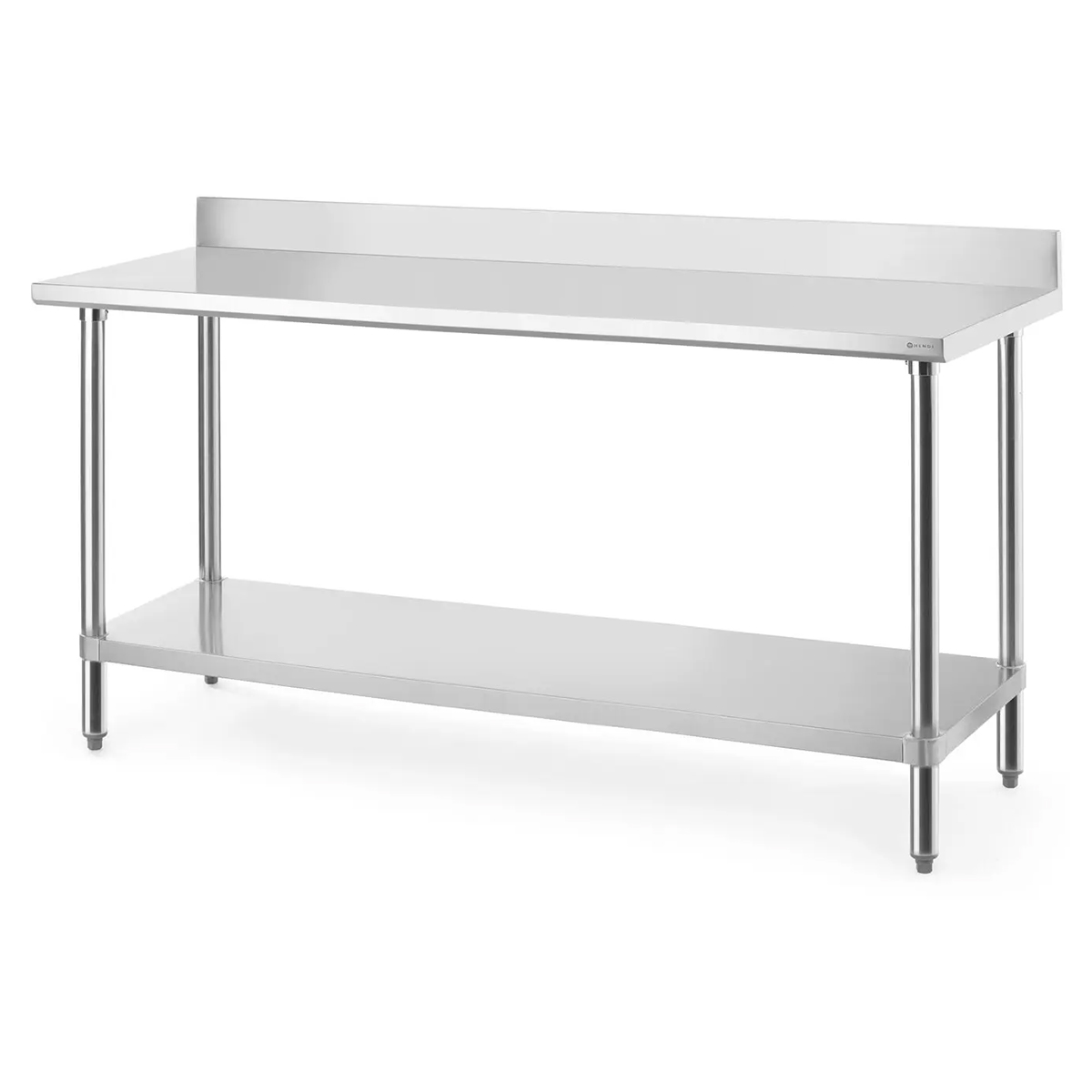 Pracovní stůl se zadním lemem – 1800×600 mm – Budget Line | Hendi 817605