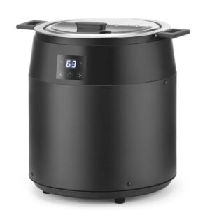 Kotlík na polievku - 10 L - 450 W - Ø 330 mm | Hendi 860564 je profesionálne zariadenie určené na ohrev a podávanie polievok a omáčok v gastro prevádzkach.