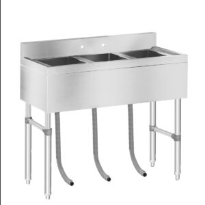 Umývací stôl - 3 umývadlá - 100 x 50 x 97 cm | RCHS-5 vám ponúka prvotriedny produkt a ideálne riešenie pre každú veľkú kuchyňu, reštauráciu, pizzeriu alebo rýchle občerstvenie.