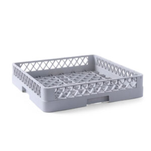 Kôš na sklo do umývačky riadu - 50x50 cm | Hendi 877005 - konštrukcia umožňuje optimálny prietok vody medzi príbormi vo všetkých rovinách.