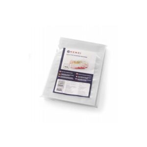 Vrecká, sáčky na vákuové balenie 250x350mm, balenie 100ks, z viacvrstvového bariérového filmu: PAPE nylon / polyetylénu, ktorý má hrúbku 65 mikrónov.