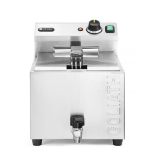 Fritéza s vypúšťacím kohútikom GOLIATH - 10 L - 400V/10200 W | Hendi 209431