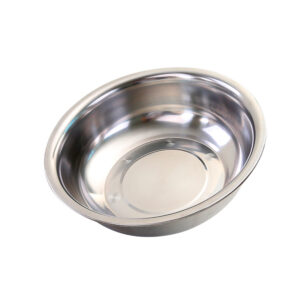 Nerezová miska 26 cm s objemom 2 l je ideálna pre intenzívne gastro prevádzky aj domácnosti – vhodná na miešanie, prípravu či servírovanie.