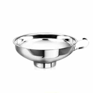 Nerezový lievik s nízkym hrdlom s rukoväťou veľkosť S hlavny | Gastrokitchen