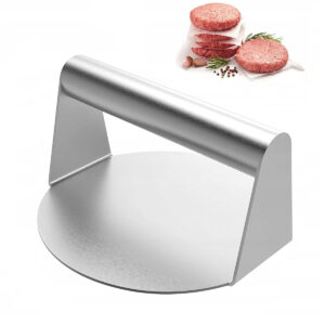 Nerezový lis na hamburgery, cesto alebo gril ø14 cm