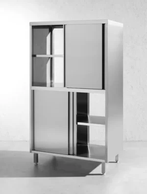 Priechodná skrinka s posuvnými dverami - 800x500x1800 mm | Hendi 811634