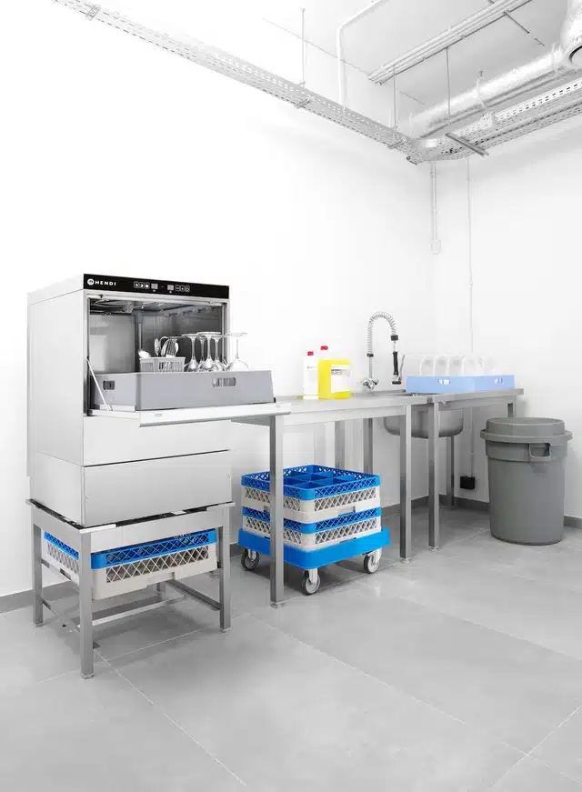 Myčka nádobí - 50 x 50 cm - 400 V / 6600 W - elektronicky řízená | Hendi 231753 - Obrázek 5