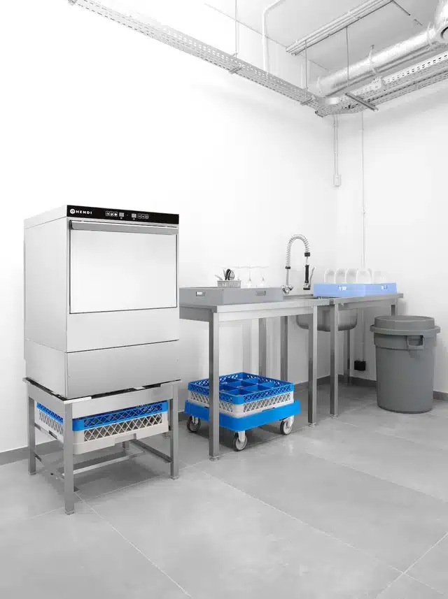 Myčka nádobí - 50 x 50 cm - 400 V / 6600 W - elektronicky řízená | Hendi 231753 - Obrázek 6