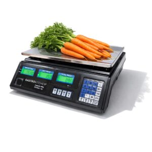 Digitálna stolová váha 40kg / 5g - čierna | Gastrokitchen