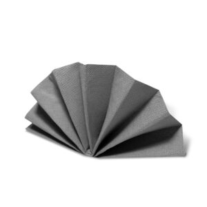 Ubrousek DekoStar šedý 38 × 38 cm (50 ks) je elegantní servítek pro gastro provozy i catering. Ideální pro slavnostní prostírání i každodenní použití.