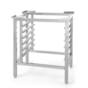 Podstavec pod konvektomat H100 a H100S - GN 1/1 | Hendi 237151 z nehrdzavejúcej ocele, 6 vodiacich líšt pre plechy na pečenie.