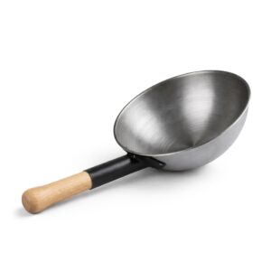 Wok pánev – Ø 30 cm – dřevěná rukojeť 25 cm