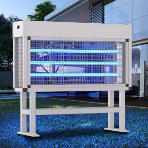 Exteriérový lapač hmyzu 45W LED - 300m2 - vodeodolný | Gastrokitchen - veľmi výkonný lapač hmyzu na terasu, pri bazéne, do záhrady alebo park