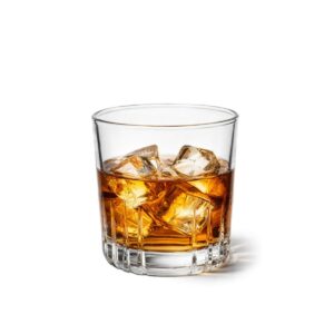 Pohár na whisky Spirit 280 ml z číreho sodnovápenatého skla s elegantnými drážkami. Ideálny na servírovanie whisky, bourbonu a ďalších destilátov️.