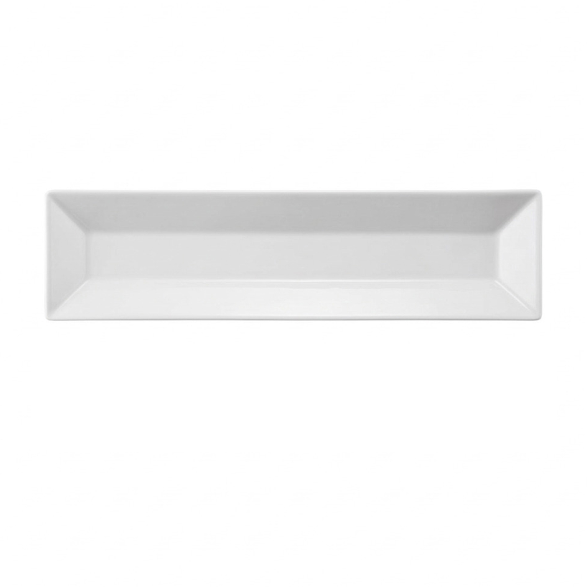 Servírovací podnos Actual 46,7 × 12,1 cm z odolného porcelánu. Elegantní podnos ideální na předkrmy, sushi, dezerty i další pokrmy.