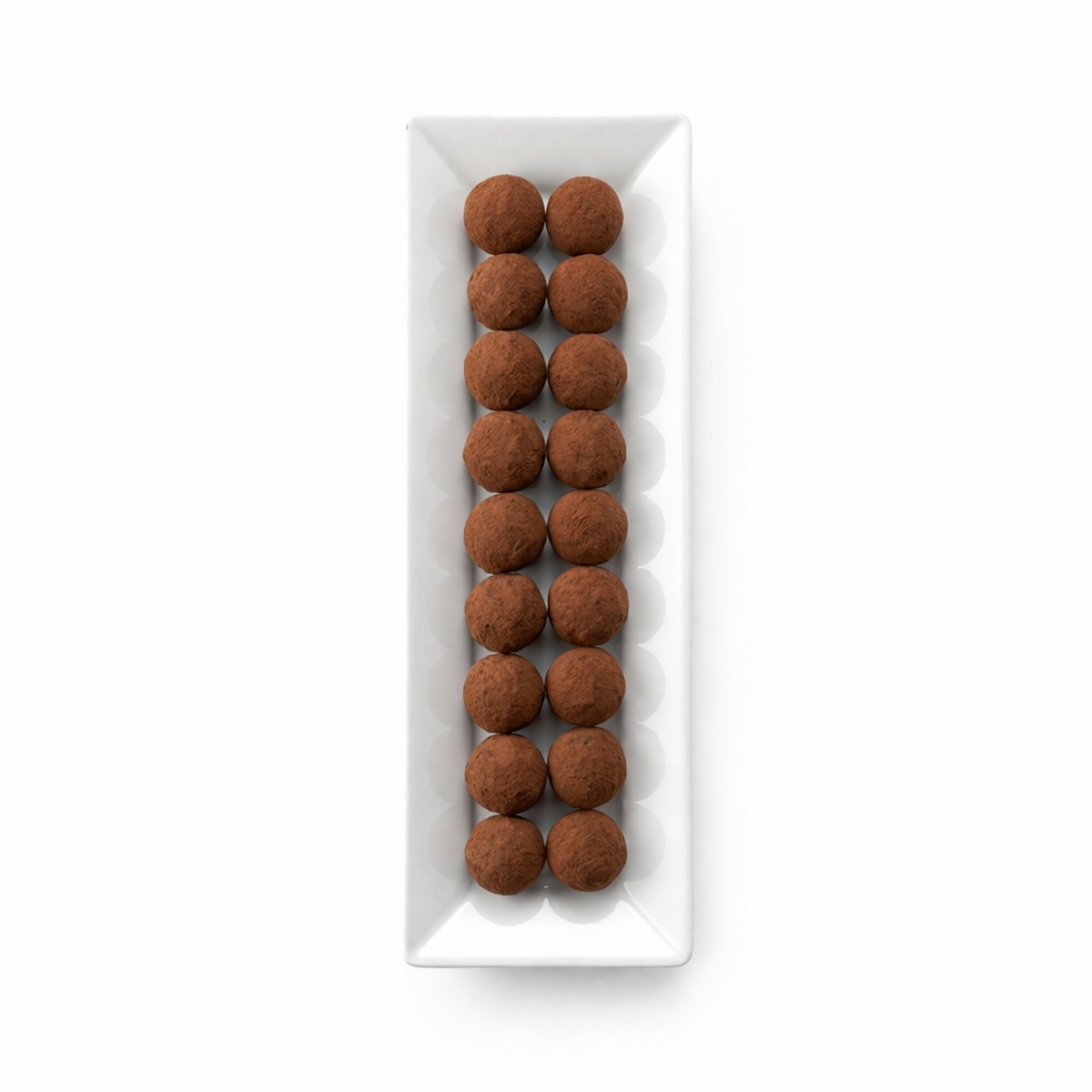 Servírovací podnos Actual 46,7 × 12,1 cm z odolného porcelánu. Elegantní podnos ideální na předkrmy, sushi, dezerty i další pokrmy.
