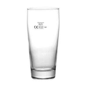 Pohár na pivo s ciachom Klasik - 0,2 L z odolného číreho skla je ideálnou voľbou pre pivárne, reštaurácie, bary ako aj iné gastro prevádzky.️